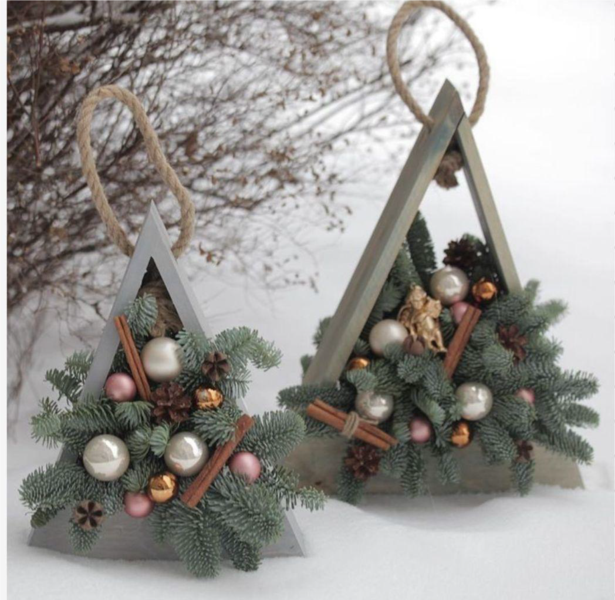 Мастер-класс «Ёлочная композиция» от Опилкино